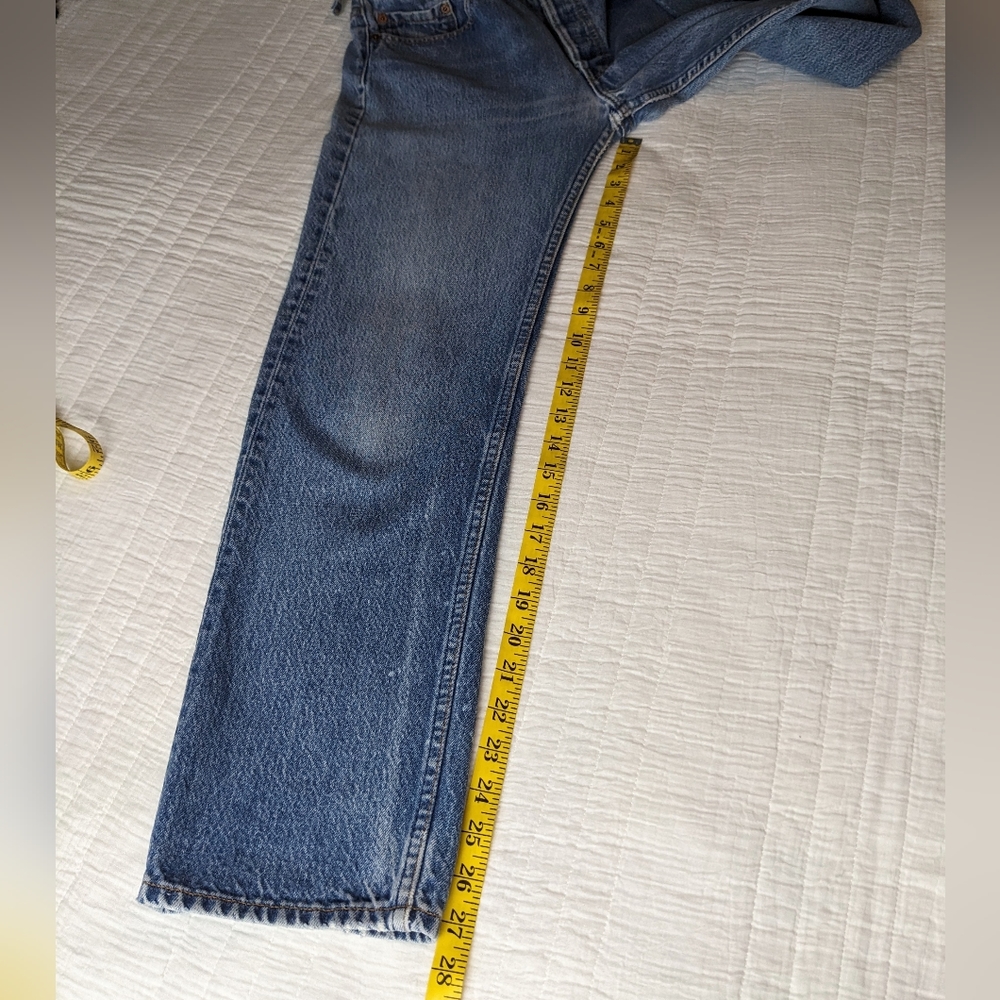 Levi's 501 Vintage Straight Leg Jeans 90s - Picture 8 of 16